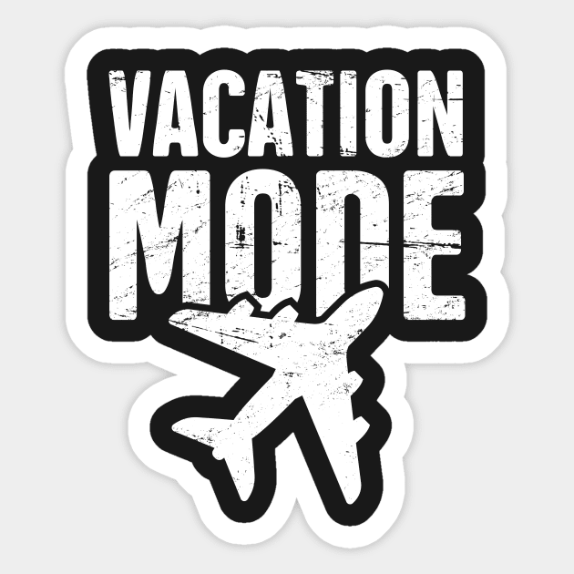 Vacation Mode Sticker by MeatMan